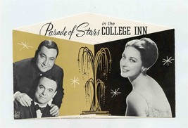 Parade of Stars College Inn Brochure Sherman House Chicago George Jessel... - $37.62