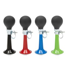 4 Pack Bike Horns For Bicycle Handlebars (4 Assorted Colors, 7 X 2 X 2 In) - £25.05 GBP