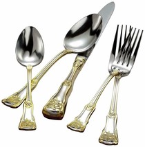 Royal Albert Old Country Roses 18/10 Stainless Steel Flatware 5-Piece Setting - £62.57 GBP