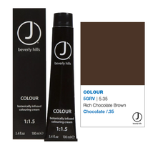 J Beverly Hills COLOUR Botanically Infused Hair Color Cream  - 5GRV 5.35 Rich Ch