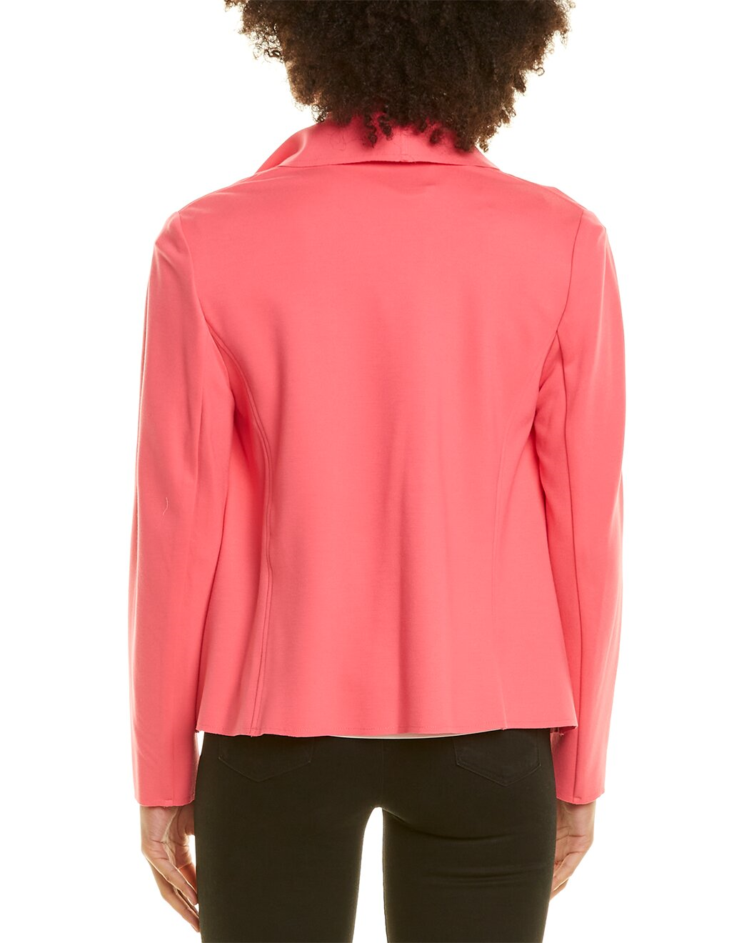 Primary image for NEW ANNE KLEIN PINK CAREER OPEN FRONT JACKET SIZE M $119
