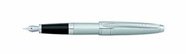 Cross Apogee, Limited Edition, Brushed Chrome, Fountain Pen with Medium Solid 18 - £153.12 GBP