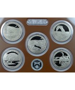 2014 S America the Beautiful proof quarter set - £10.30 GBP