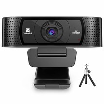Hd Webcam 1080P With Microphone &amp; Cover Slide, 928A Pro Usb Computer Web Camera  - £65.13 GBP