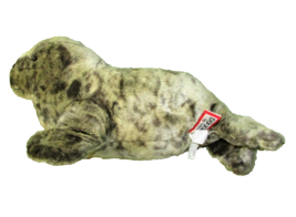 13&quot; Douglas Grey Monk Seal Speckles Plush Stuffed Animal Toy Spotted Realistic - £8.49 GBP