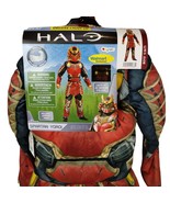 Disguise Boys S (6/7) Deluxe Light Up Halo Spartan Yoroi Halloween Costume - $23.06