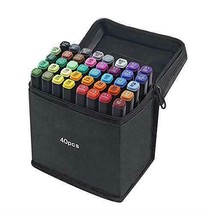 Low Cost Lot 40 Sketch Markers Pathos India Assorted colors DUAL TIPS artist Art - £97.07 GBP