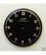 Tissot KILLER NOS Orig Black Wristwatch Dial 1930 - £51.34 GBP