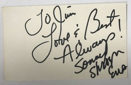 Sonny Shroyer Signed Autographed Vintage 3x5 Index Card - £10.17 GBP