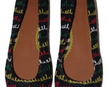 MISSONI Flats Knit Black Red Yellow Striped Italy 38 7.5  - £31.62 GBP