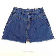WE THE FREE Womens Size 24 Stretchy Frayed Hem Denim Skirt - $18.90