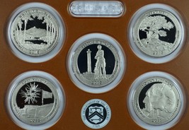 2013 S America the Beautiful proof quarter set - £10.36 GBP