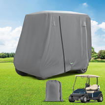 Drive-up Golf Cart Cover 2/4 Passenger Fits Yamaha Club Car EZGO Waterproof - $113.99
