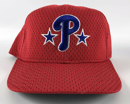 Philadelphia Phillies New Era 5950 Baseball Hat Red w/Blue P Logo Authentic Sz 7 - £15.56 GBP