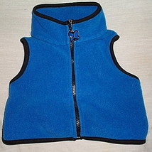 Girls My Michelle Blue Fleece Vest Size 5 - £5.55 GBP
