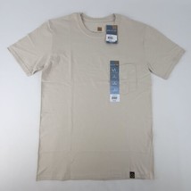 Gold Toe Men&#39;s Crew Neck Pocket T-Shirt Size Small 34-36 Cobblestone New  - $15.74