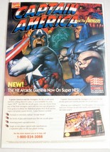 1993 Video Game Color Ad Captain America and the Avengers for SNES - £6.26 GBP