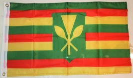 Kanaka Maoli 17 x 30 inches Flag Hawaii Historical Native Hawaiian Flag - £6.87 GBP