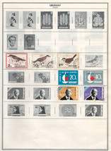 URUGUAY 1962-1966  Very Fine Mint &amp; Used Stamps Hinged on list : 2 Sides - £0.88 GBP