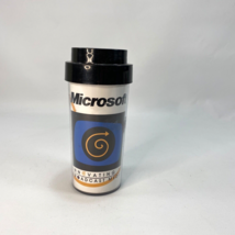 Vtg 90s Microsoft Thermo Plastic Cup Media Event Show Broadcasting Media 7&quot; USA - £26.41 GBP
