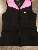 Fit 4 Med W/ Zipper Neoprene Vest Black W/pink New - $9.89