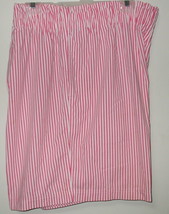 Womens The Short Side Pink White Stripe Shorts Size 24W - £3.87 GBP