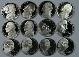 2000 - 2009 S Jefferson Proof nickel set - £14.95 GBP