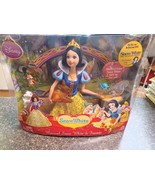 Mattel 2009 Disney Princess Musical Light Up Snow White Doll &amp; Friends P... - £47.06 GBP