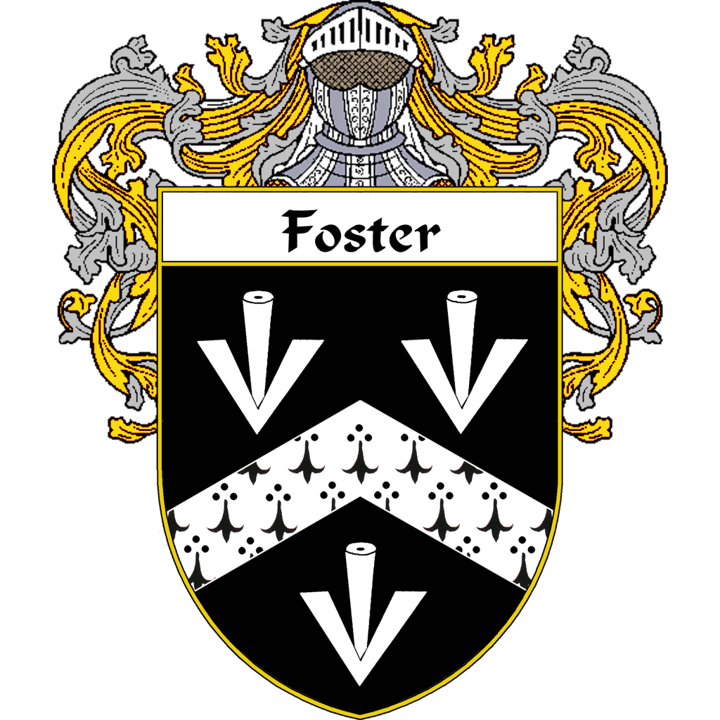 Foster Family Crest / Coat of Arms JPG and PDF - Instant Download - $2.90