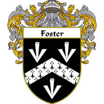 Foster Family Crest / Coat of Arms JPG and PDF - Instant Download - £2.27 GBP