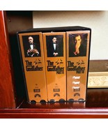 The Godfather Trilogy Collection Box Set VHS VCR Parts I, II &amp; III on 6 ... - $9.49