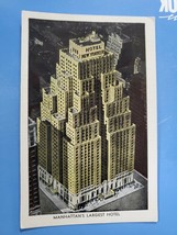 Vtg Postcard Hotel New Yorker, Manhattan, Penn Station, Tesla, New York, NY - £4.59 GBP