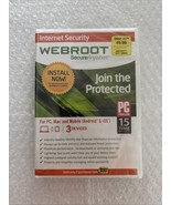 NEW Webroot Secure Anywhere Internet Security Install CD with license - $465.47 MXN