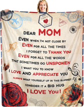 Mother&#39;s Day Gifts for Mom from Daughter Son, Blankets for Wife Anniversary Birt - £29.39 GBP