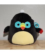 Giant Rare Squishmallow Tito The Toucan 24&quot; Black Bird Plush Stuffed Animal - $96.74