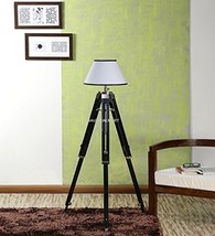 Nauticalmart Authentic Designer Wooden Tripod Floor Lamp - £100.42 GBP