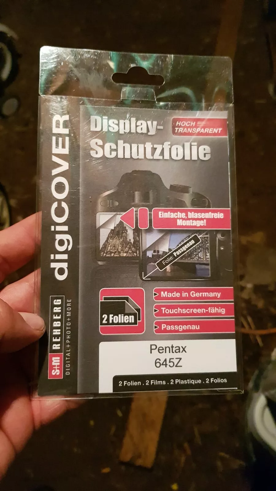 digiCOVER Display Protector Foil for Pentax 645Z S+M - Ultimate Screen P... - $415.16 MXN