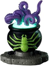 Lemax Spooky Town #24941 Spooky Cauldron Lighted Figurine New Battery Powered - £7.76 GBP