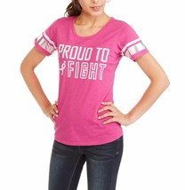 Susan G Komen Women&#39;s Tee Shirt Proud To Fight Pink Size Medium 8-10 NEW - £7.87 GBP