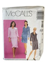 McCalls Sewing Pattern 3162 Dress Jacket Misses Size 8-12 - £7.74 GBP