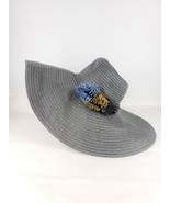 World Market Women&#39;s Summer Black Hat With Colored Fringe Detailing 100%... - £19.43 GBP