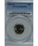 1996 W Roosevelt Dime PCGS MS66FB  Full bands - £37.08 GBP