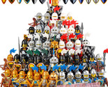 Medieval Castle Knights Assortment Army Set A Collection 48 Minifigures Lot - £44.08 GBP