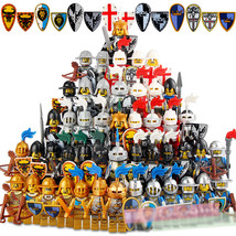 Medieval Castle Knights Assortment Army Set A Collection 48 Minifigures Lot - £46.17 GBP