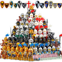 Medieval Castle Knights Assortment Army Set A Collection 48 Minifigures Lot - £46.91 GBP