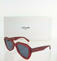 Brand New Authentic Celine Cl 40046 Eyeglasses 66V Red 52mm Frame CL40046 - $178.19