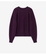 $980 Isabel Marant Billie Wool &amp; Cashmere Knit Cozy Sweater Sz 40 Dark P... - £171.32 GBP