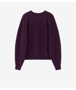 $980 Isabel Marant Billie Wool &amp; Cashmere Knit Cozy Sweater Sz 40 Dark P... - $298.50 CAD