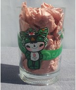 Mcdonalds 2008 Beijing China Olympic Fuwa Mascot NINI SWALLOW Glass (Gre... - $45.11 CAD