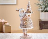 17&quot; Baking Gingerbread Lace Santa Figure by Valerie in - $193.99